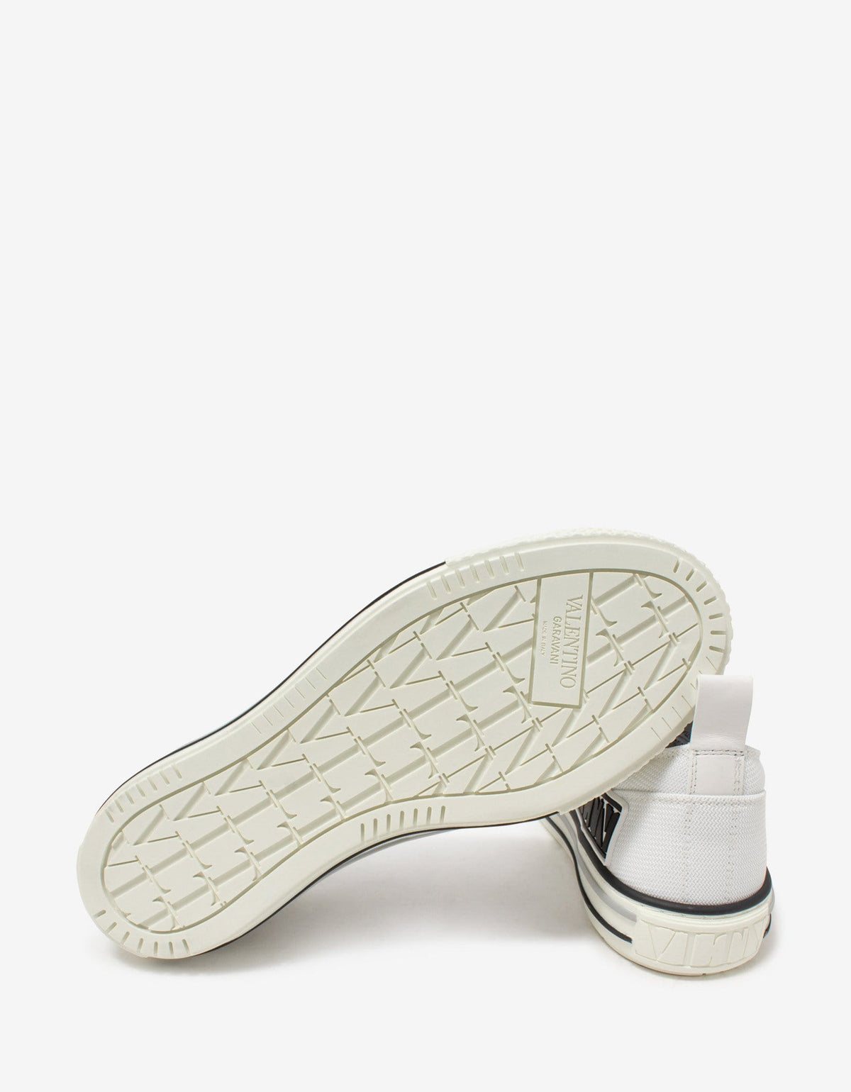 Valentino Garavani Valentino Garavani Giggies White Canvas Trainers