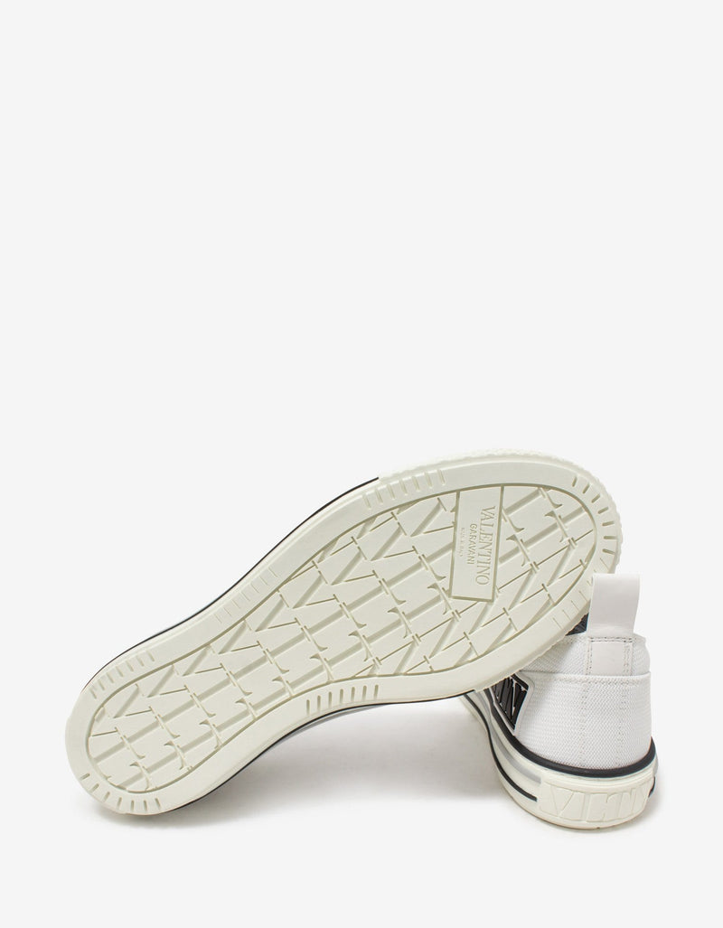 Valentino Garavani Valentino Garavani Giggies White Canvas Trainers