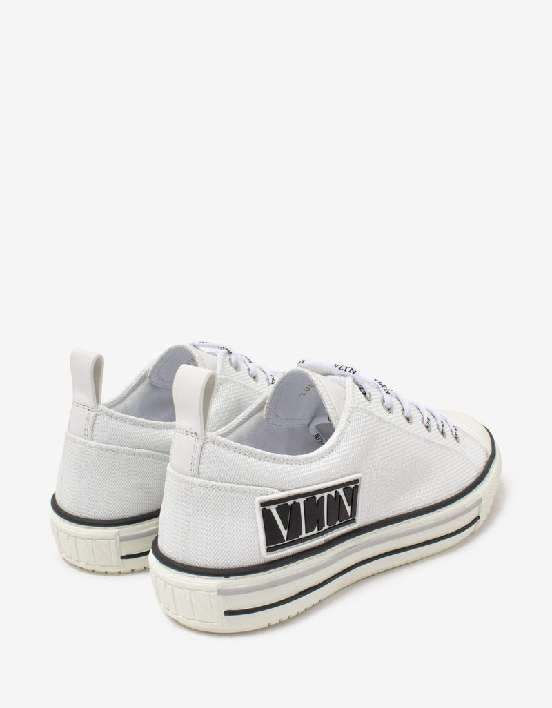 Valentino Garavani Valentino Garavani Giggies White Canvas Trainers