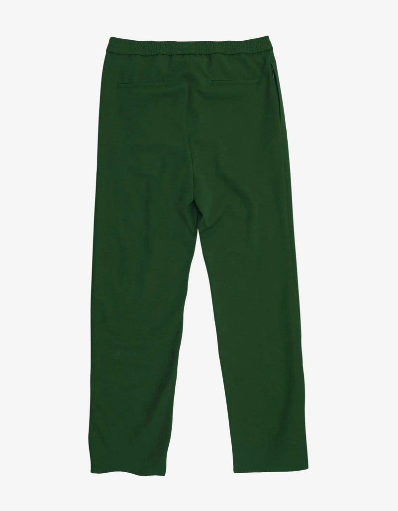 Valentino Garavani Valentino Garavani Green Side Stripe Trousers