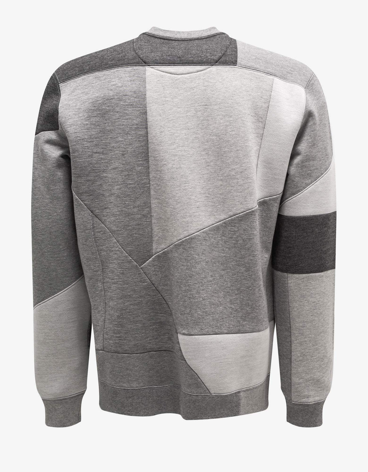 Valentino Garavani Valentino Garavani Grey Patchwork Logo Sweatshirt
