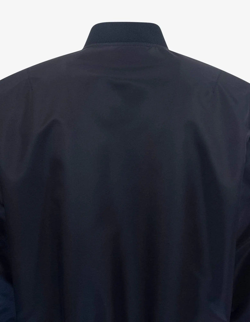 Valentino Garavani Valentino Garavani Navy Blue Dragons Garden Bomber Jacket
