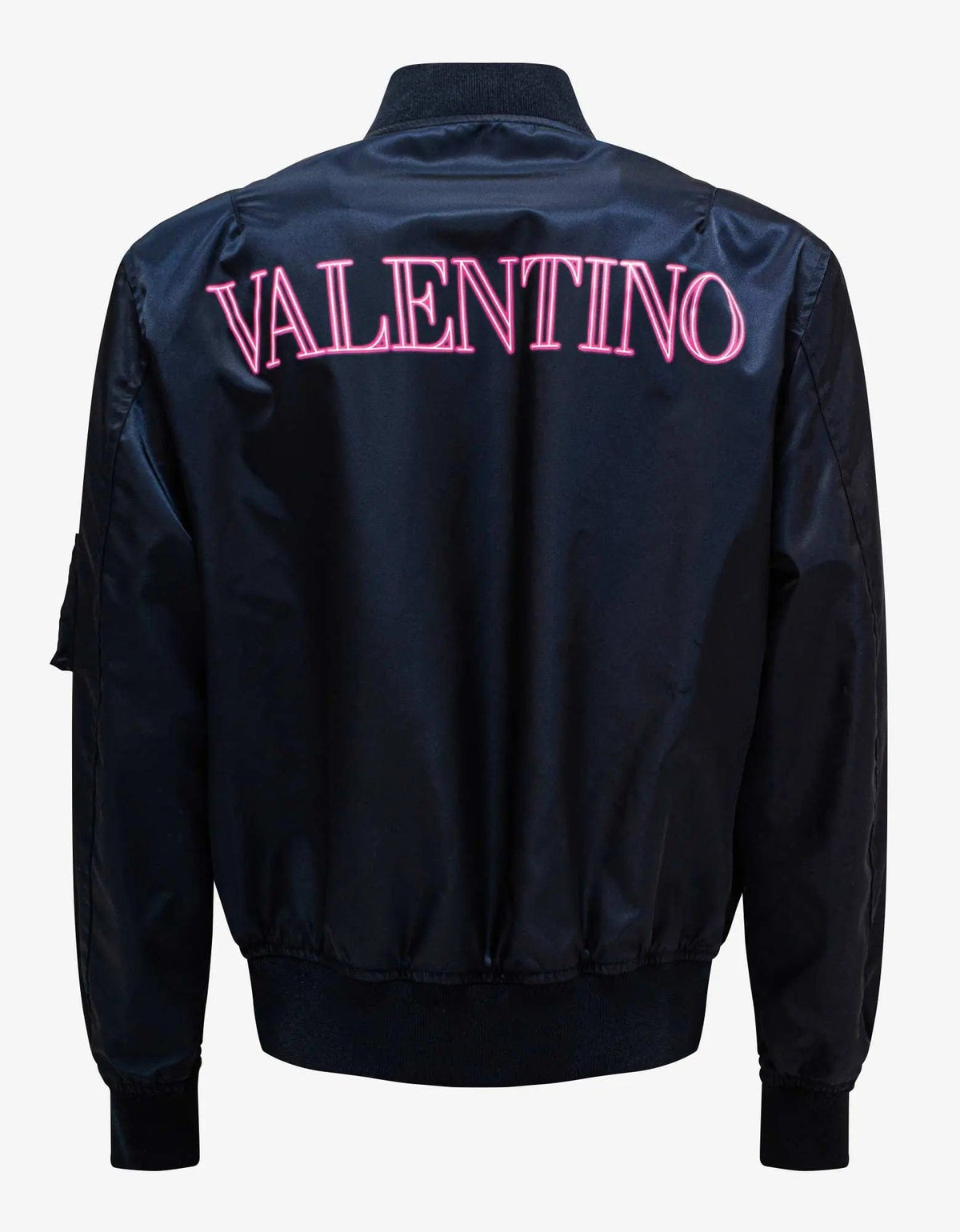 ジャケット VALENTINO JACKET (6B0CEI3298T 9QL) Valentino Navy Blue Neon Universe Logo Bomber Jacket – Zoo