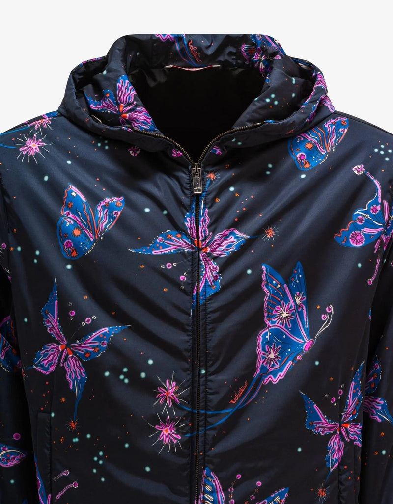 Valentino Garavani Valentino Garavani Utopia Butterfly Print Nylon Windbreaker