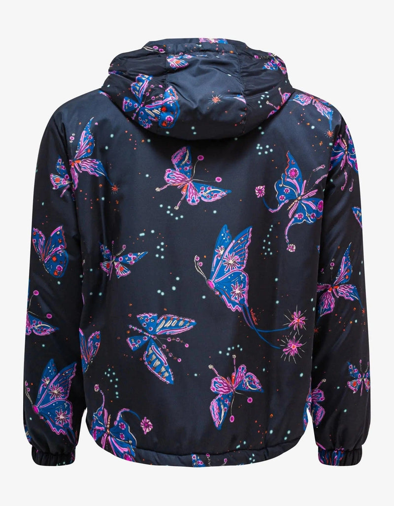Valentino Garavani Valentino Garavani Utopia Butterfly Print Nylon Windbreaker
