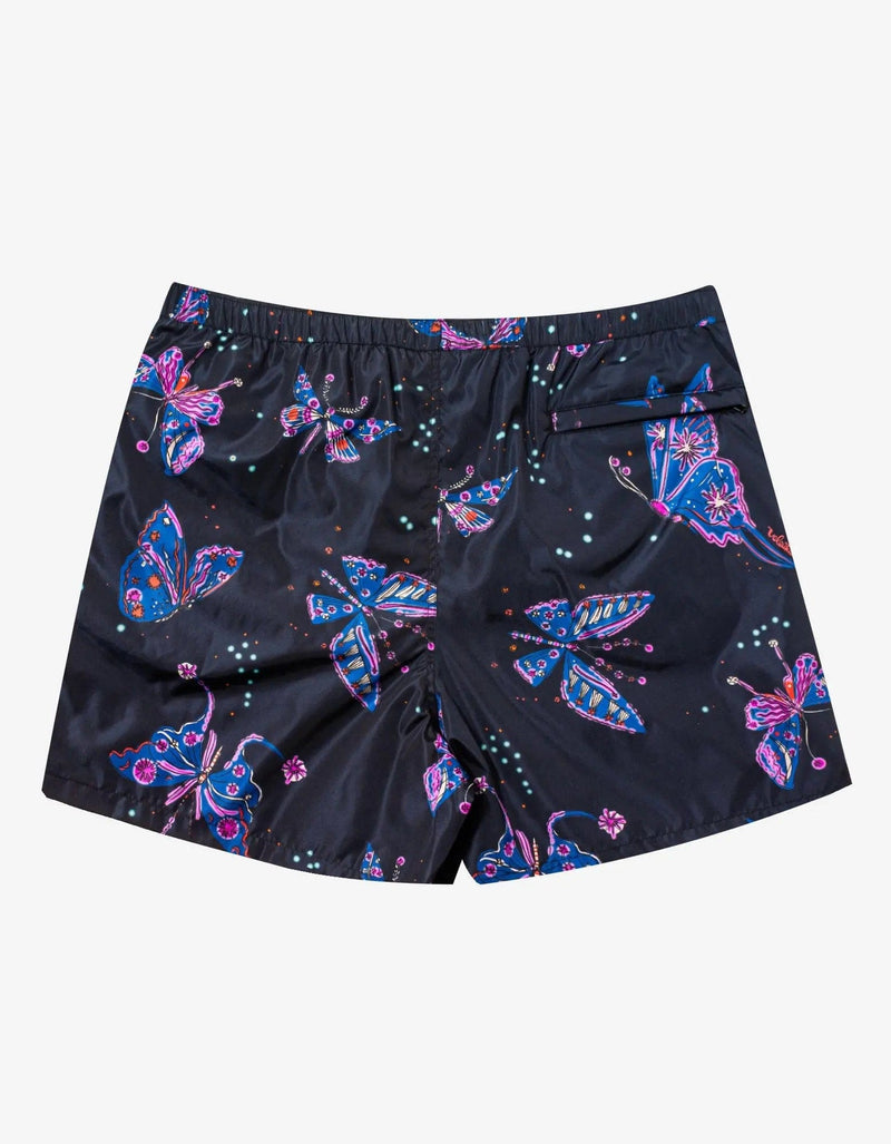 Valentino Garavani Valentino Garavani Utopia Butterfly Print Swim Shorts