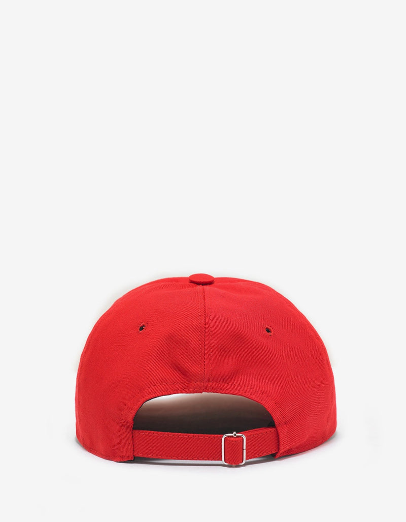 Valentino Red Varsity Logo Cap
