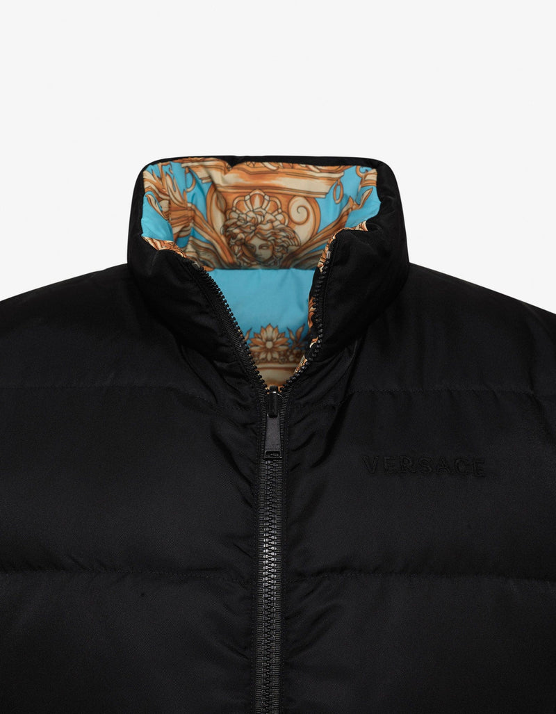 Versace Barocco Homme Print Reversible Gilet