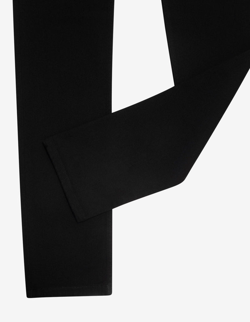 Versace Black Barocco Embroidery Slim Jeans