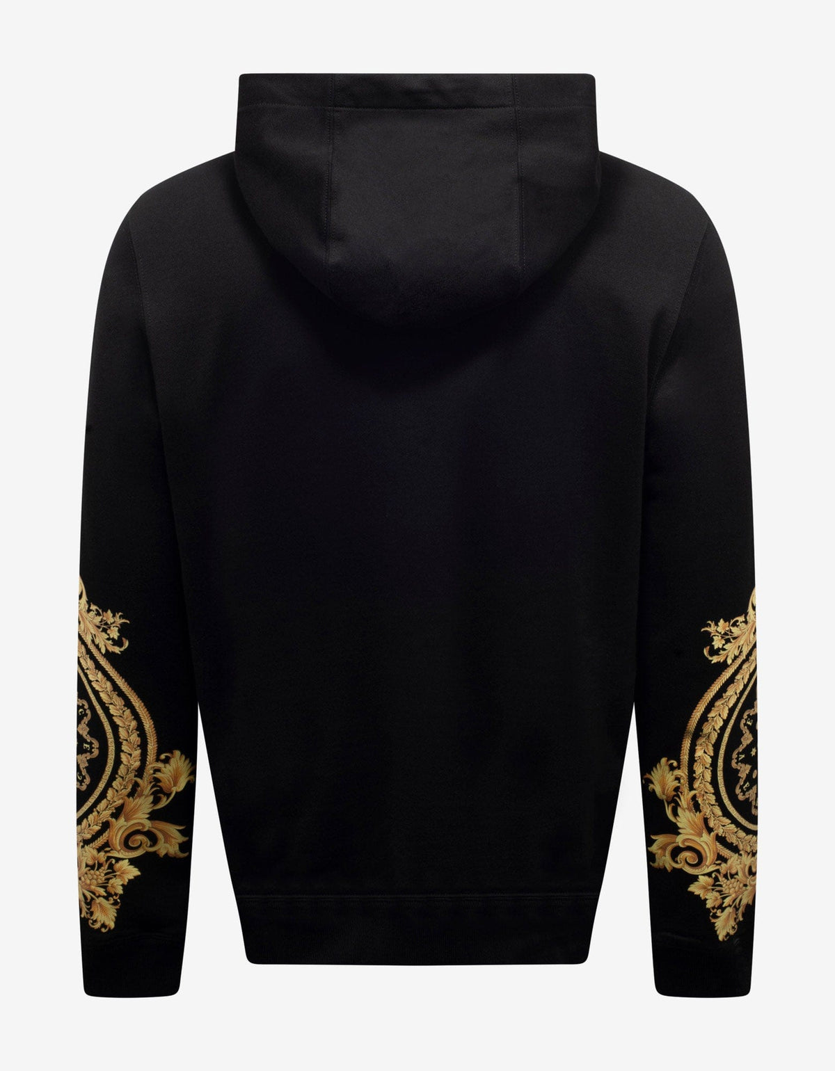 Versace Black Barocco Print Hoodie