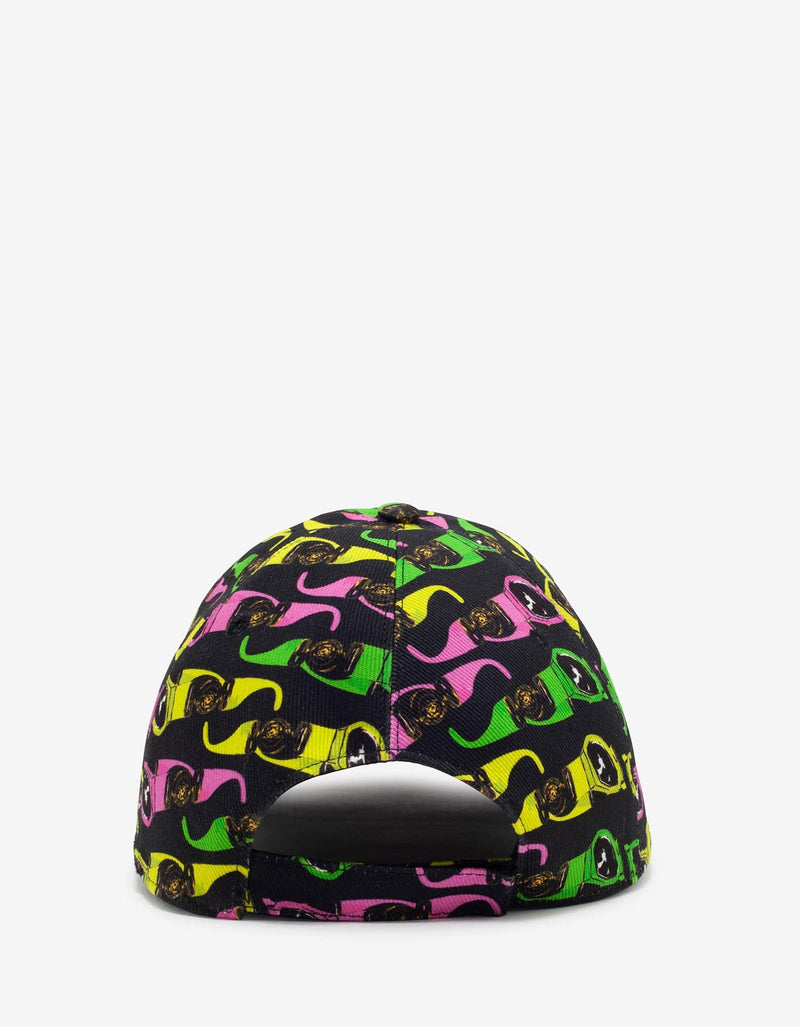 Versace Black Biggie Sunglasses Print Cap