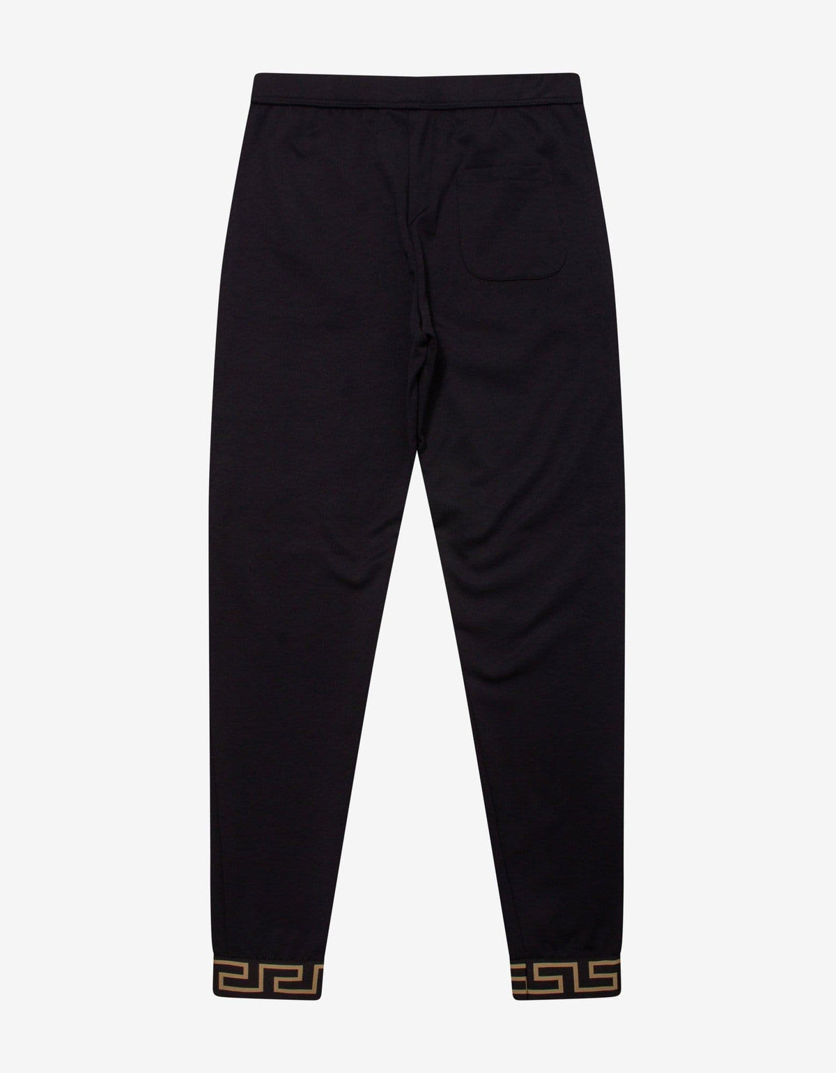 Versace Black Greca Trim Sweat Pants