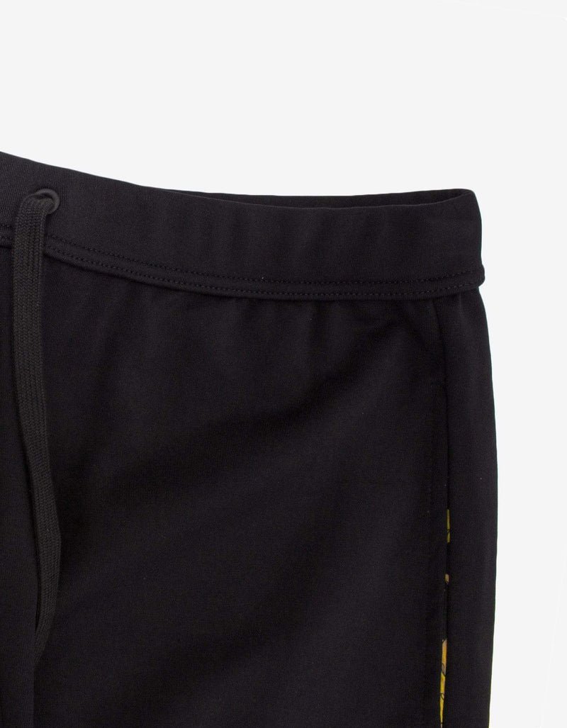 Versace Black Greca Trim Sweat Pants