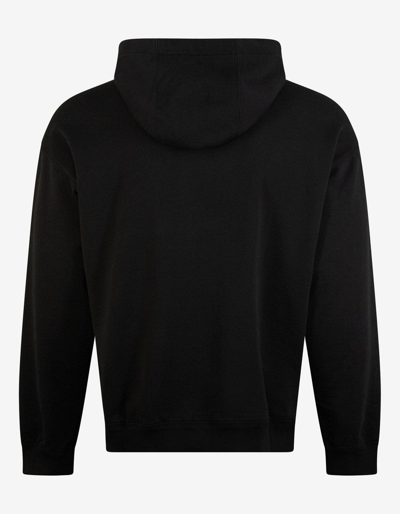 Versace Black Home Signature Print Hoodie