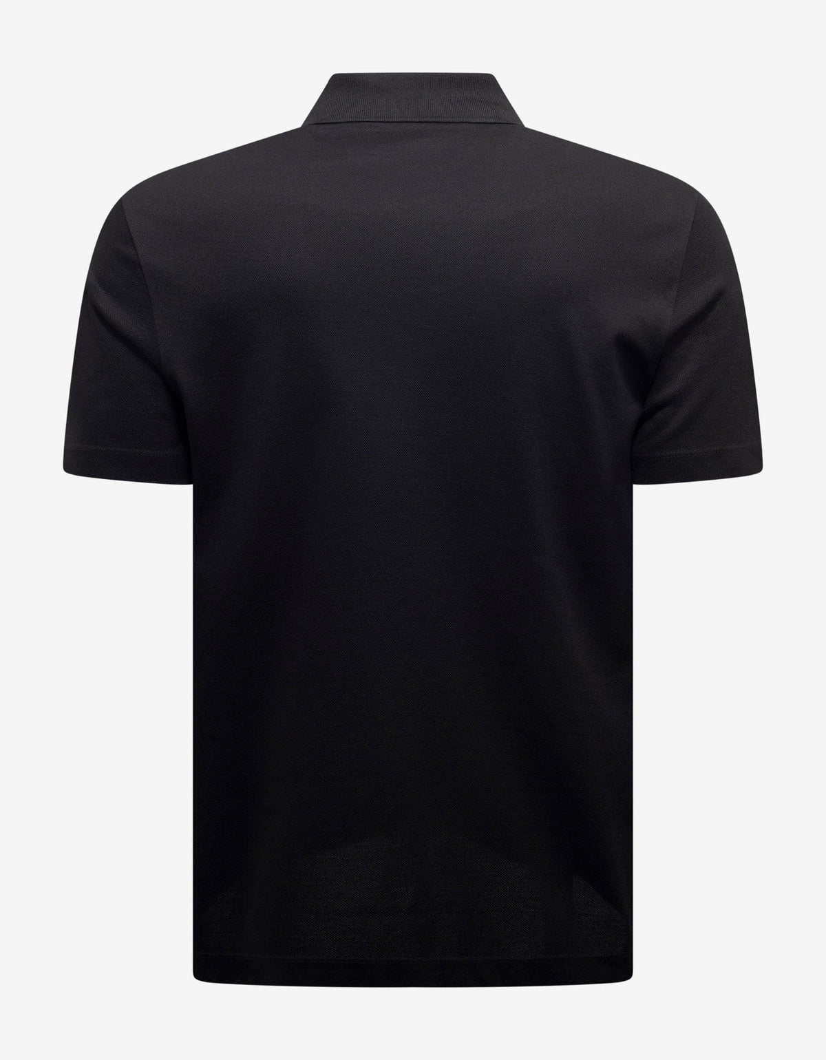 Versace Black Safety Pin Embroidery Polo T-Shirt
