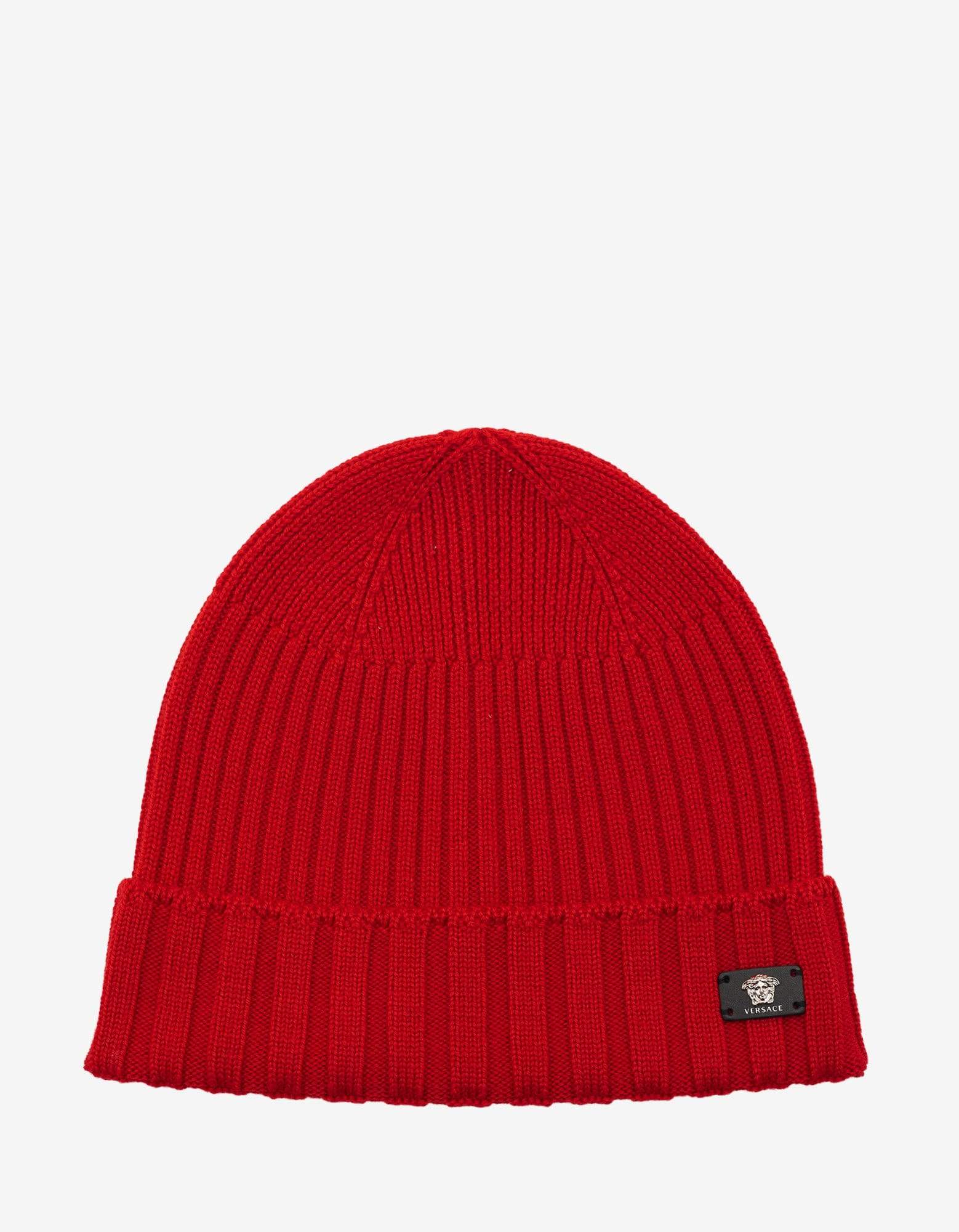 Ribbed Wool Beanie Hat