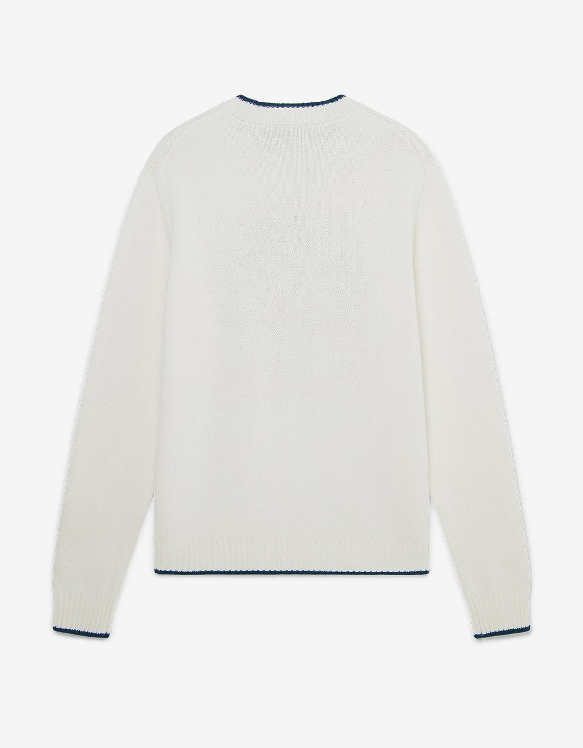 White Casa Intarsia Sweater