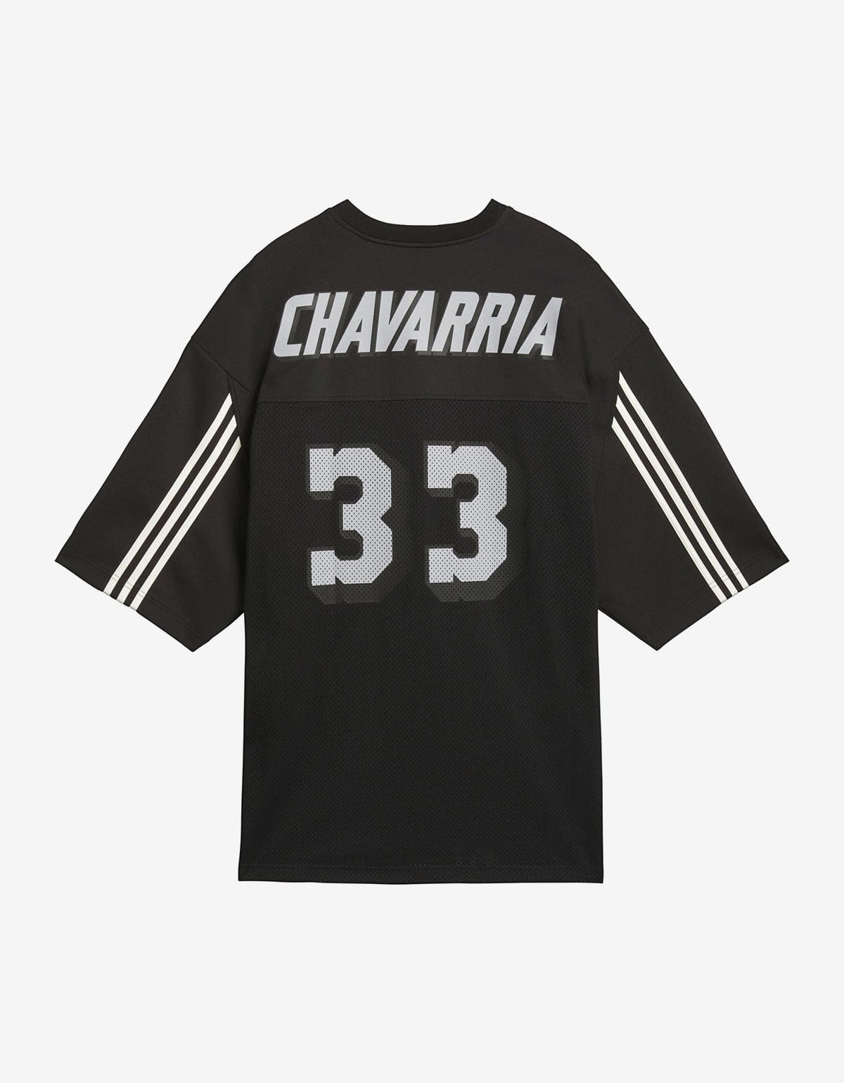 Willy Chavarria x Adidas Originals Black Football Jersey T-Shirt