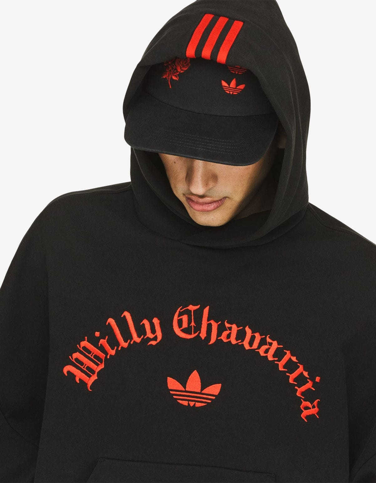 Willy Chavarria x Adidas Black Logo Cap