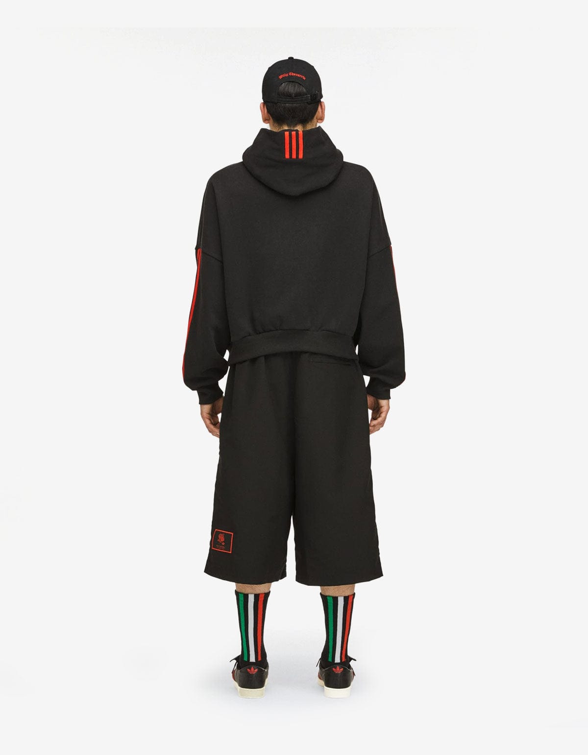 Willy Chavarria x Adidas Black Logo Hoodie
