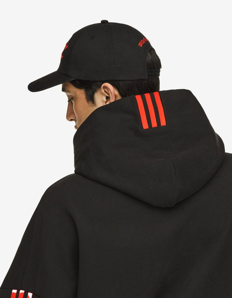 Willy Chavarria x Adidas Black Logo Hoodie