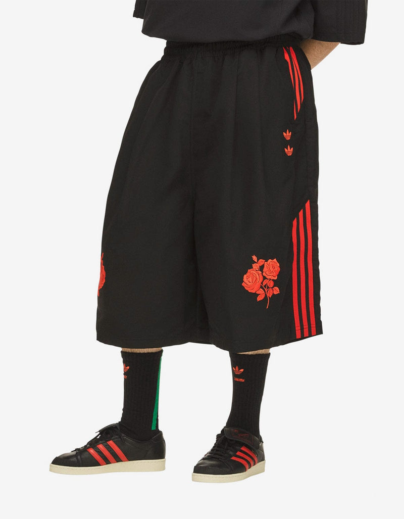 Willy Chavarria x Adidas Black Logo Long Shorts JW1443