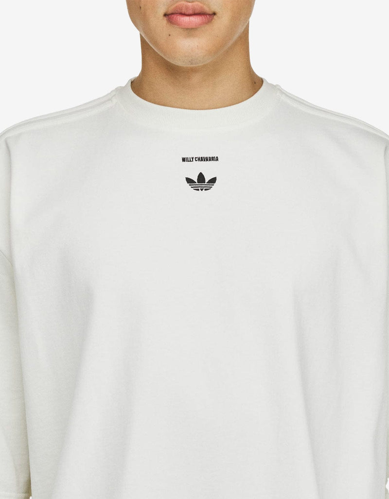 Willy Chavarria x Adidas Off White Logo T-shirt JW4053