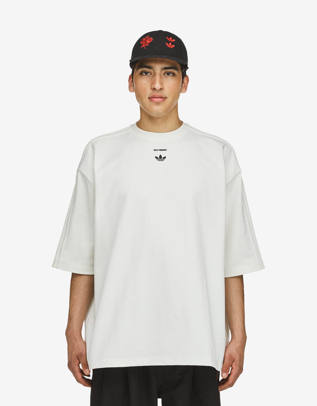 Willy Chavarria x Adidas Off White Logo T-shirt JW4053