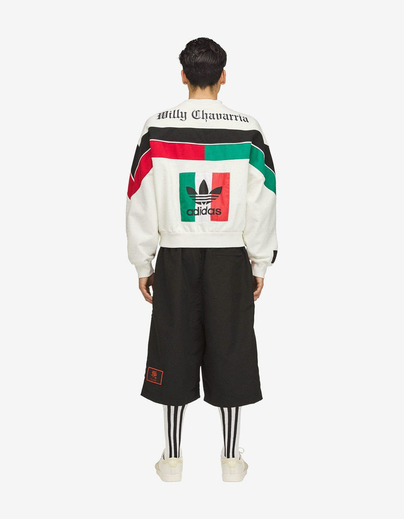 Willy Chavarria x Adidas White Chicano Sweatshirt JW1444