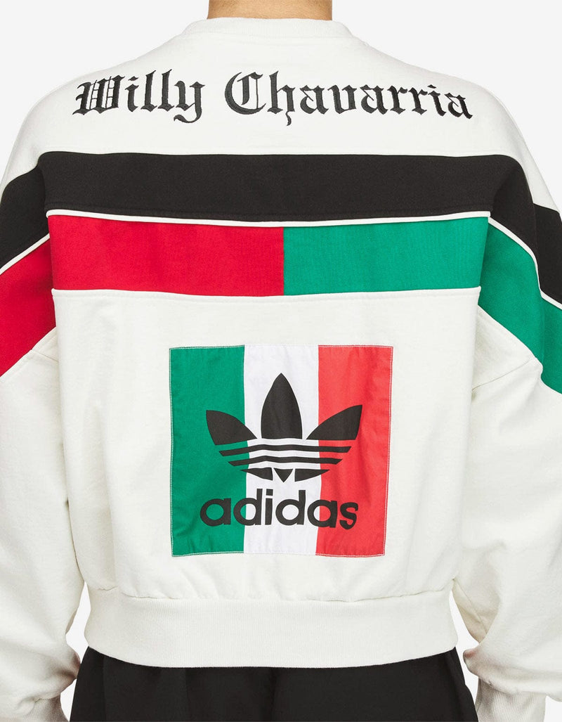 Willy Chavarria x Adidas White Chicano Sweatshirt JW1444