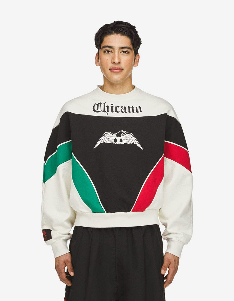 Willy Chavarria x Adidas White Chicano Sweatshirt JW1444