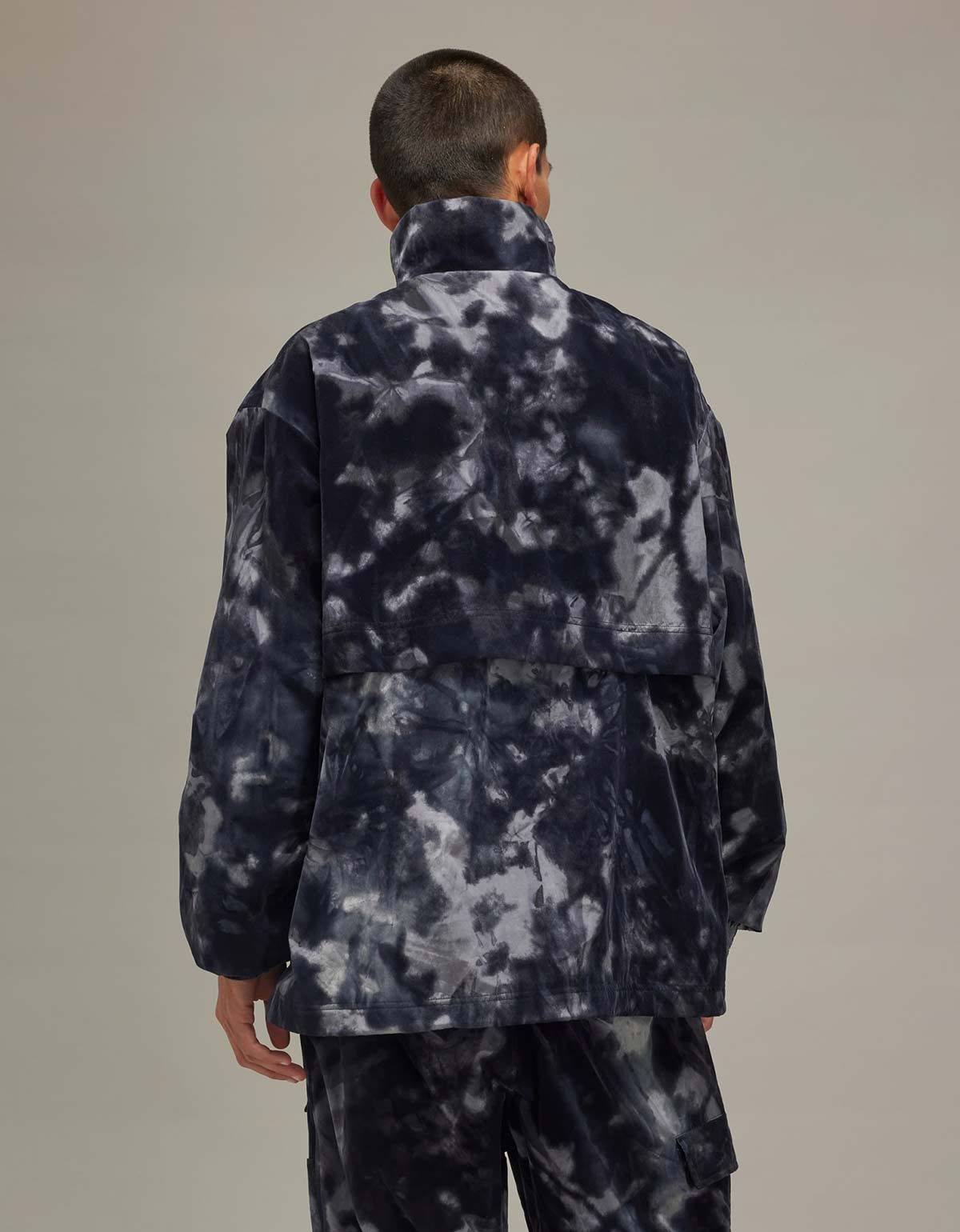 Y-3 Black 3-Stripes Nylon Shell 1/2 Zip Jacket
