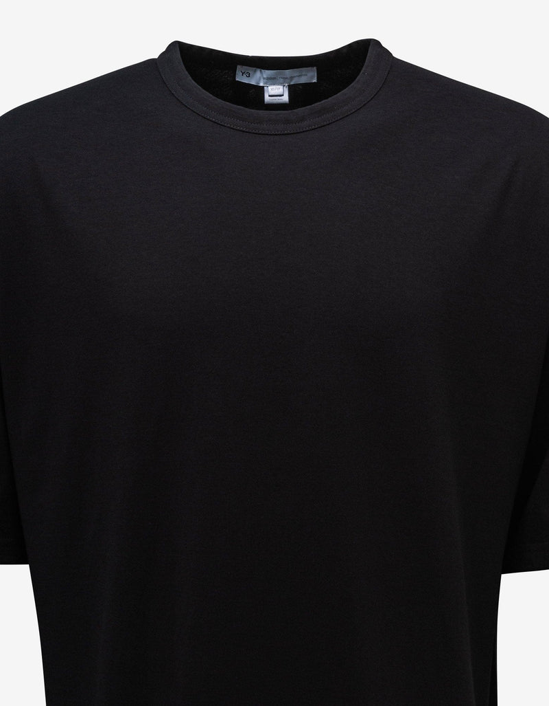 Y-3 Black CH1 Oversized Stripes T-Shirt