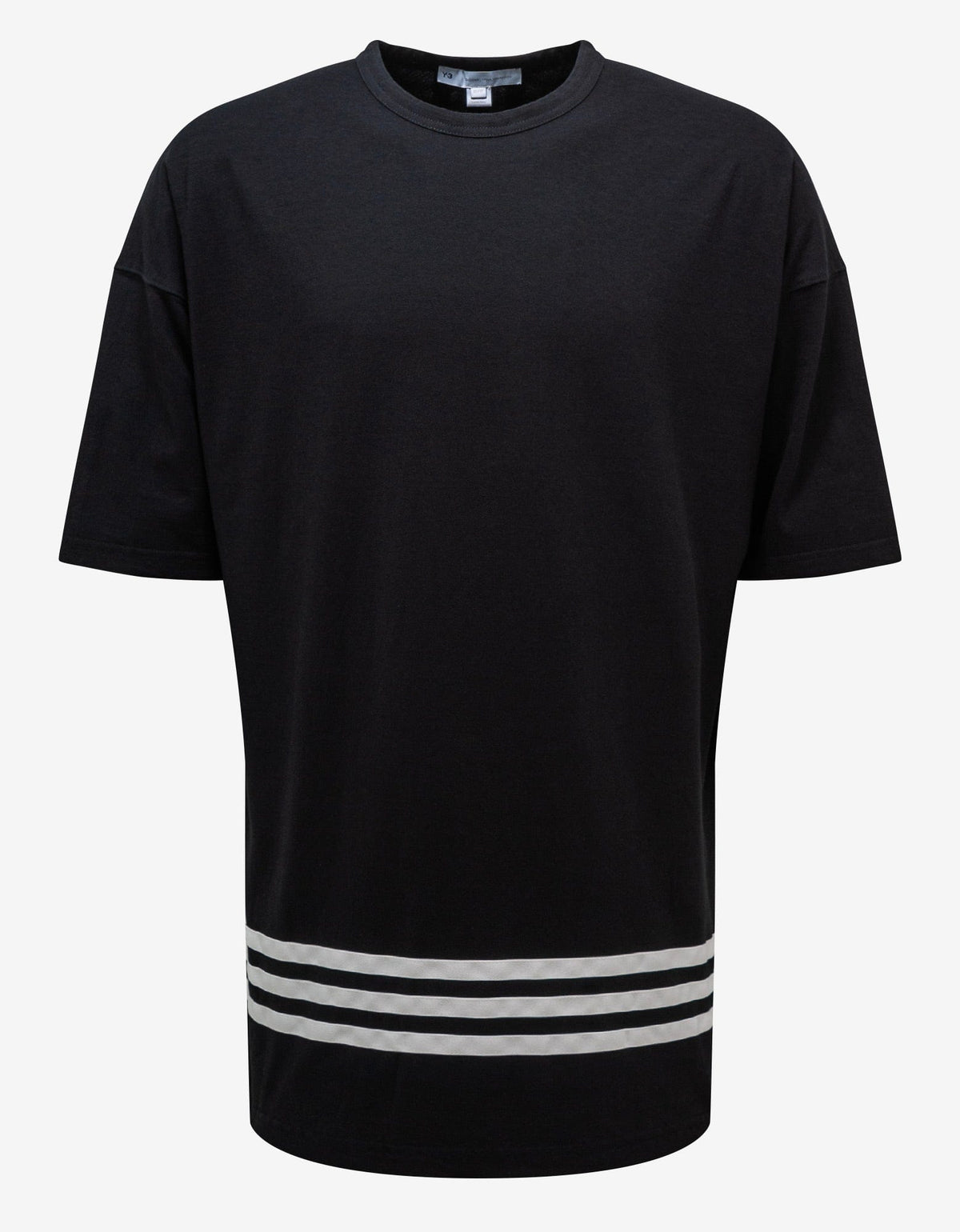 Y-3 Black CH1 Oversized Stripes T-Shirt