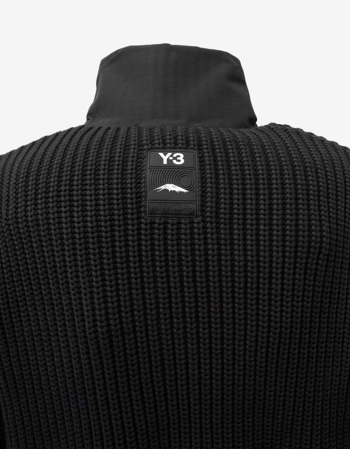 Y-3 Black CH3 Half-Zip Sweater
