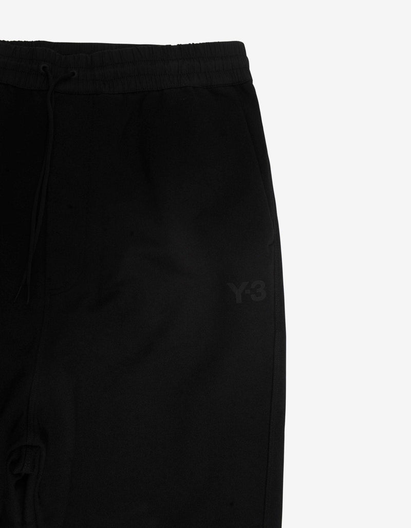 Y-3 Black Classic Logo Cropped Sweat Pants