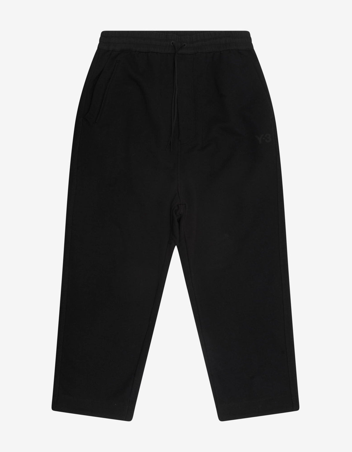 Y-3 Black Classic Logo Cropped Sweat Pants