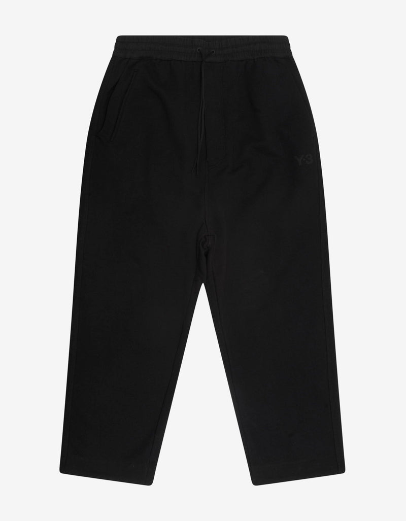 Y-3 Black Classic Logo Cropped Sweat Pants