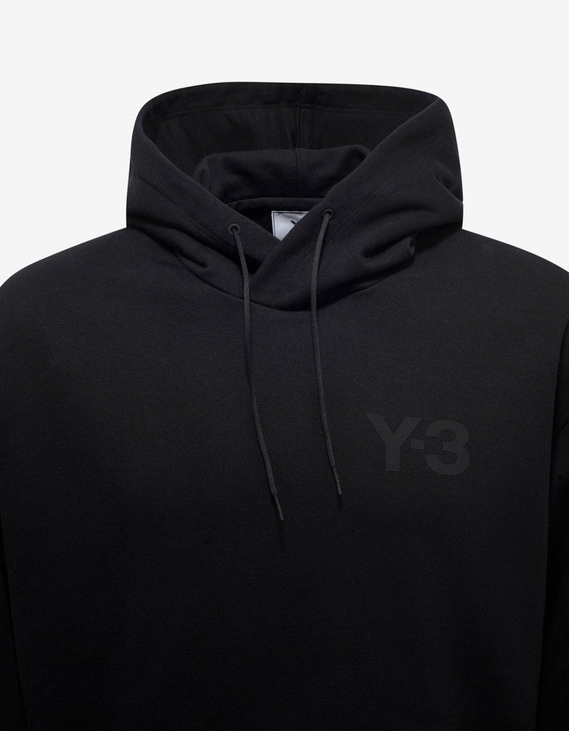 Y-3 Black Classic Logo Hoodie