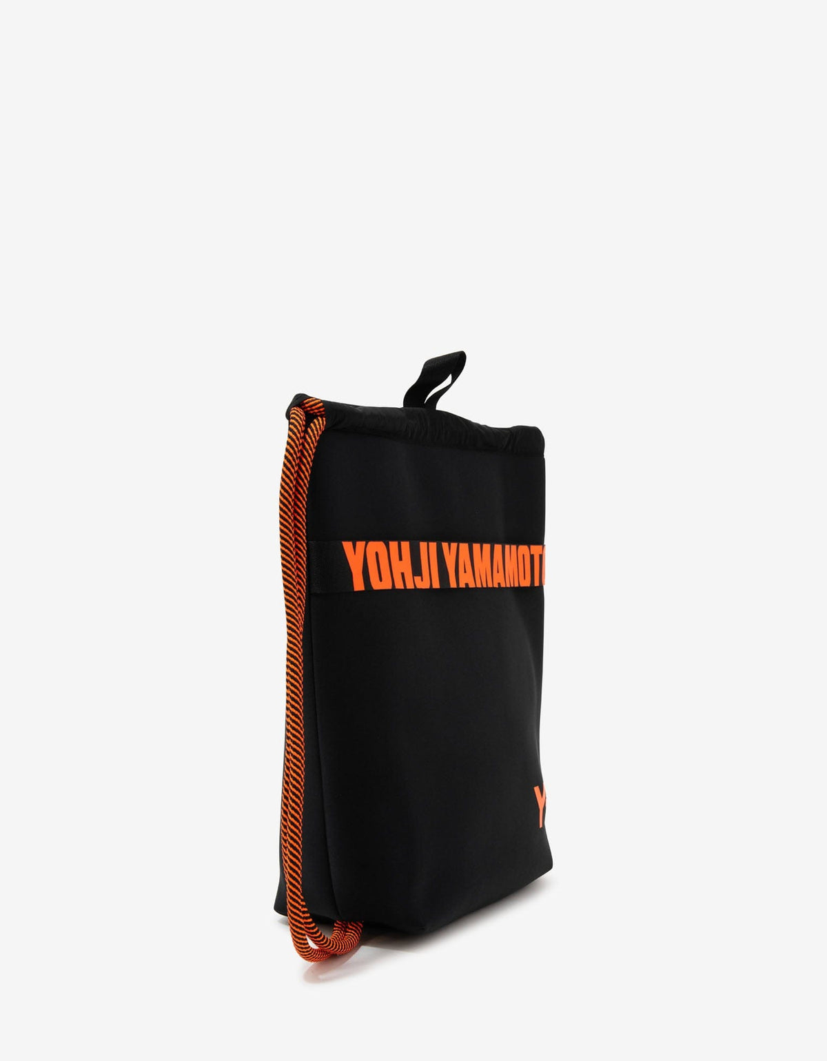 Y-3 Black Drawstring Beach Bag