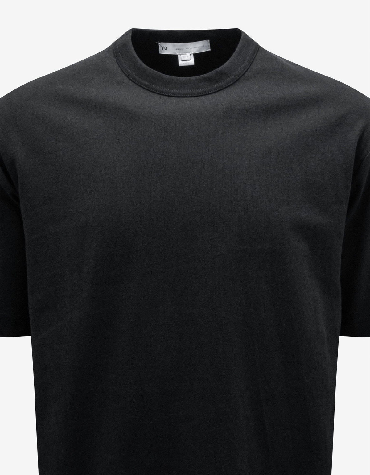 Y-3 Black Dual Layer Logo T-Shirt