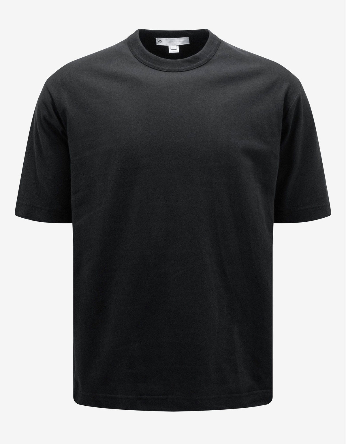 Y-3 Black Dual Layer Logo T-Shirt