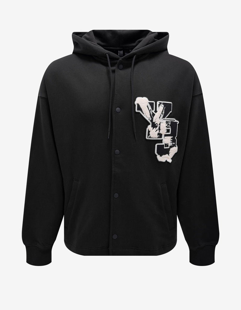 Y-3 Black Graphic French Terry Hoodie