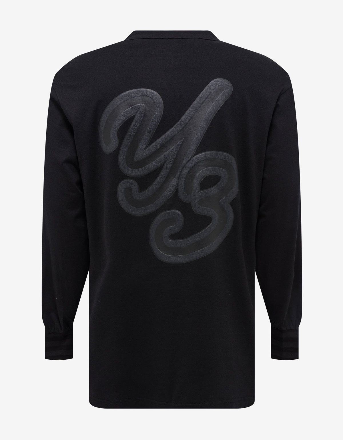 Y-3 Black Graphic Long Sleeve T-Shirt