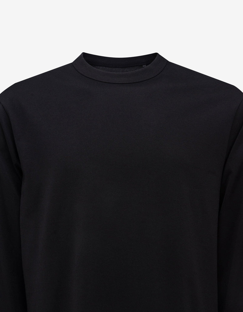 Y-3 Black Graphic Long Sleeve T-Shirt