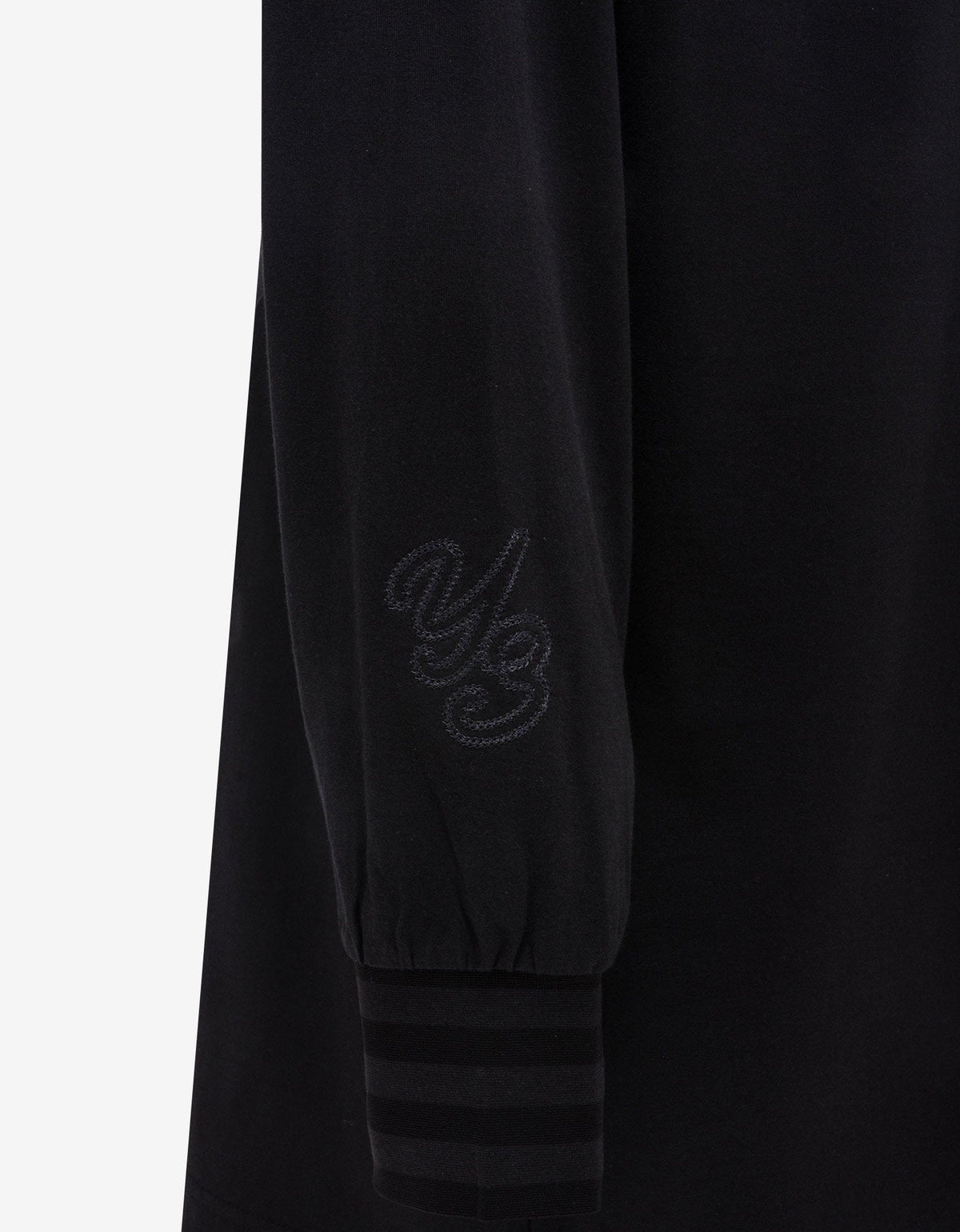 Y-3 Black Graphic Long Sleeve T-Shirt