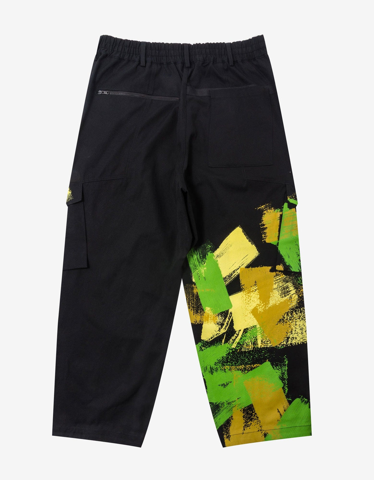 Y-3 Black Graphic Workwear Cargo Trousers