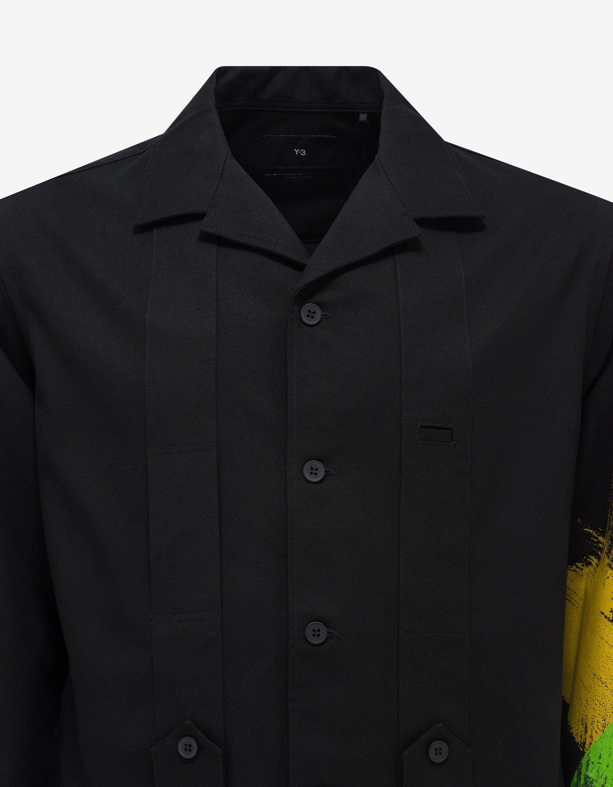 Y-3 Black Graphic Workwear Shirt