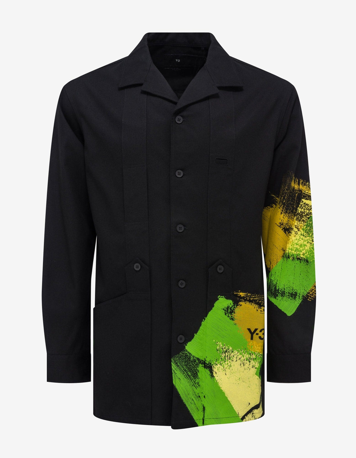 Y-3 Black Graphic Workwear Shirt