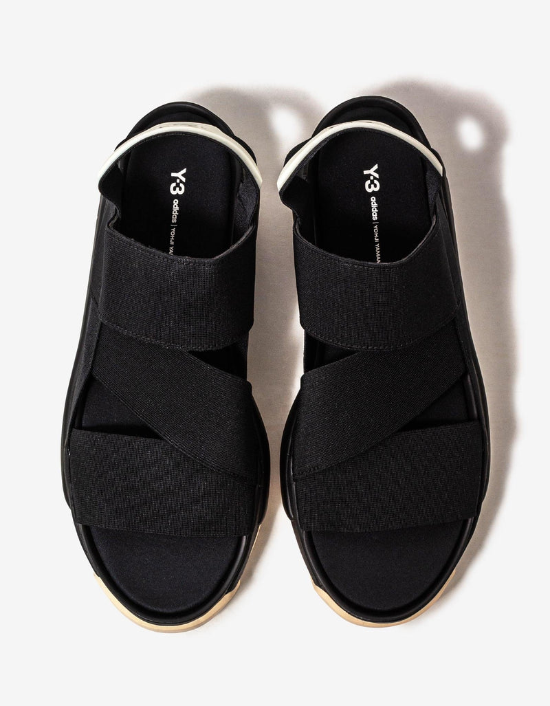 Y-3 Black Hokori Sandals